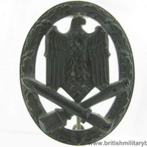 N1B/06 - WW2 Germany Ground Assault Badge in Zinc