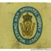 K1C/77 - WW1 Worthing War Hospital Supply Depot Flag Badge
