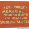 K1C/80 - WW1 Lord Roberts Fund or Disabled Soldiers Pin Badge