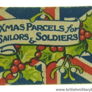 K1D/12 WW1 "Xmas Parcels for Sailors & Soldiers" Flag Day Badge