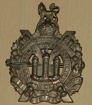 MM09/019 - Kings Own Scottish Borderers Regiment Cap Badge