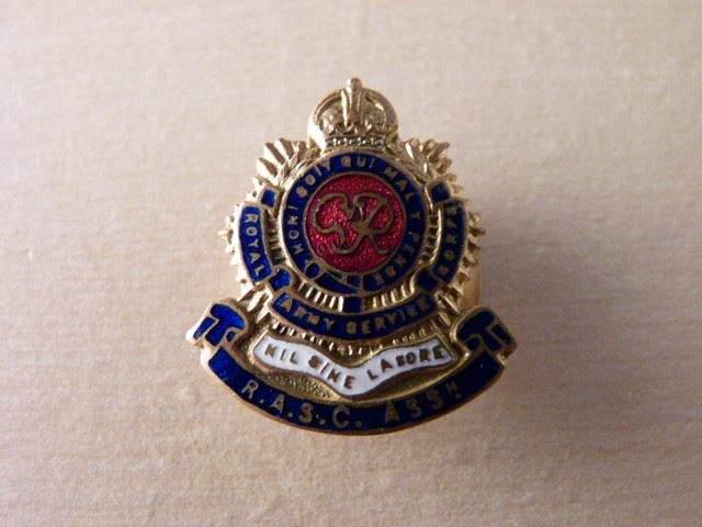 SS09/013 - Royal Army Service Corps Association Lapel Badge
