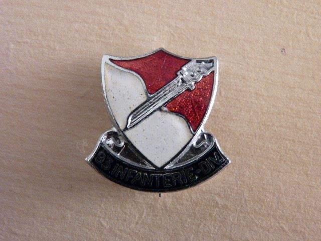 SS09/056 - French 93rd Infantry Division Sweetheart Brooch