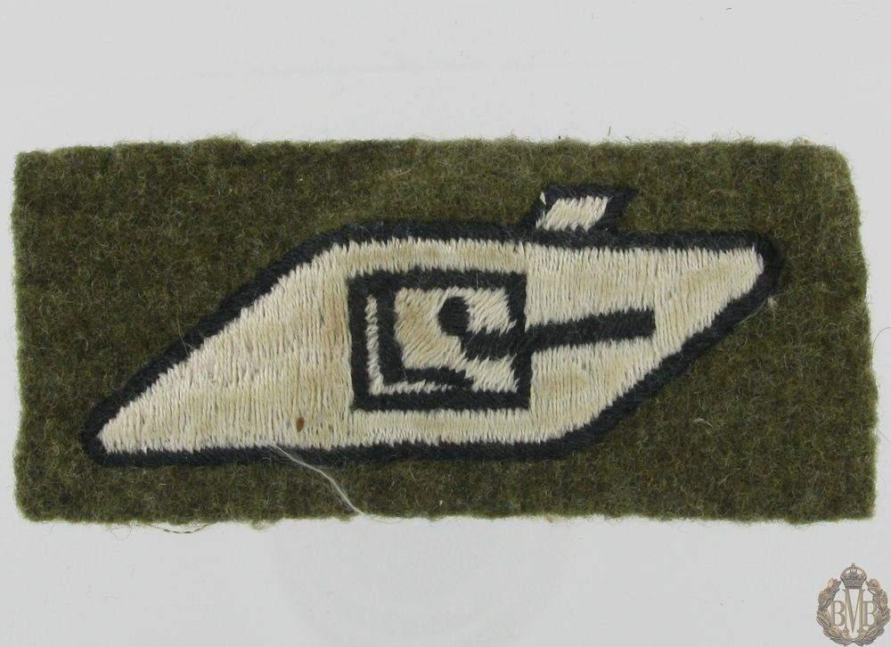 L55/354 - Royal Tank Corps / Regiment Cloth Patch Badge - RTC