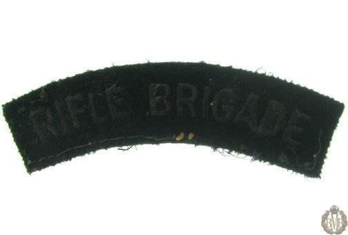 1I/144 - Rifle Bigade Regiment Cloth Shoulder Title