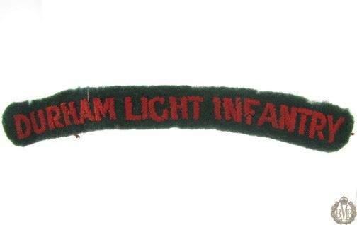 1I/162 - Durham Light Infantry DLI Regiment Cloth Shoulder Title