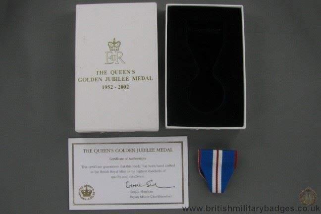 N1A/85 - Queen Elizabeth II Golden Jubilee 1952-2002 Medal Box