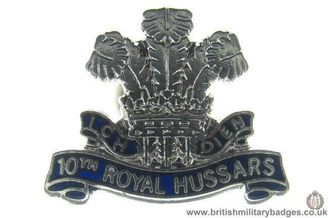 S1A/17 - 10th Royal Hussars Regiment Lapel Badge