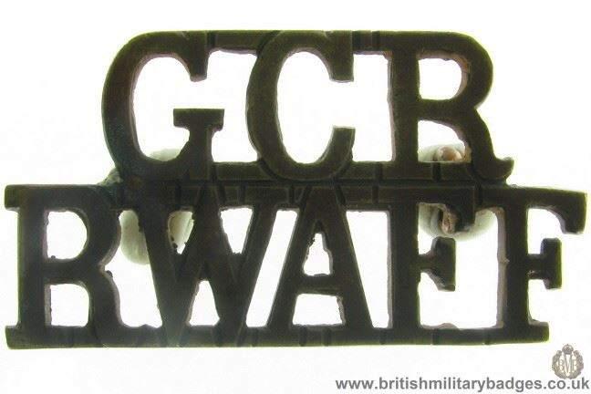 C1C/83 - Royal West African Frontier Force Shoulder Title