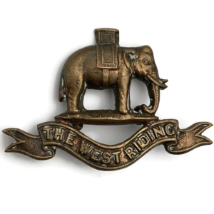 Duke of Wellingtons West Riding Regiment OFFICERS Bronze Collar Badge
