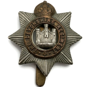 WW1 Devonshire Regiment (Devon) Cap Badge