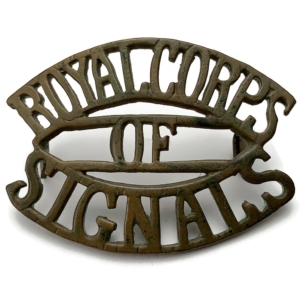 WW2 Royal Corps of Signals RCOS Shoulder Title