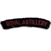 WW2 Royal Artillery Regiment Cloth Shoulder Title Badge Flash