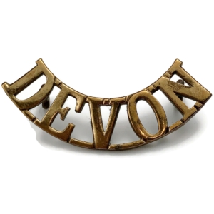 Devonshire Regiment (Devon) Shoulder Title