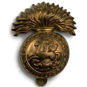 WW1 Northumberland Fusiliers Regiment Cap Badge - FIRST PATTERN