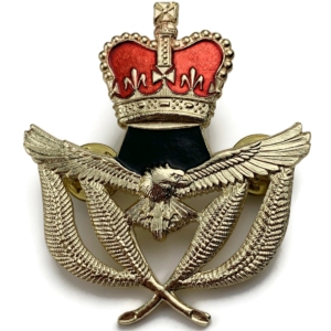 Royal Air Force RAF Warrant Officers Staybrite Anodised Cap Badge - Staybright