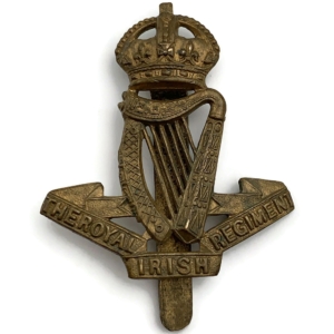 WW1 Royal Irish Regiment Cap Badge