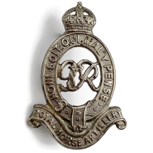WW2 Royal Horse Artillery Regiment (George VI) RHA Cap Badge
