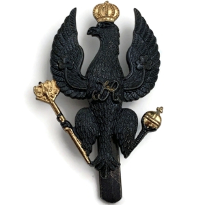 Kings Royal Hussars Regiment Staybrite Anodised Cap Badge - Staybright