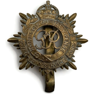 WW2 Royal Army Service Corps (George VI) RASC Cap Badge