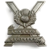WW2 RAISED Scottish Lowland Regiment Brigade Cap Badge