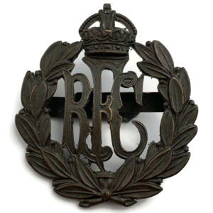 WW1 Royal Flying Corps RFC OFFICERS Bronze Cap Badge