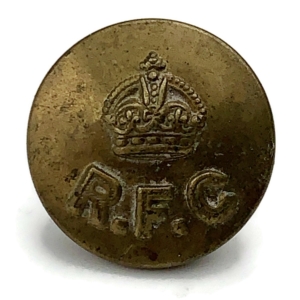 WW1 Royal Flying Corps RFC Tunic Button - J.R. GAUNT Makers Mark - 17mm