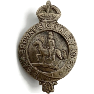 Sam Browne's 12th Cavalry Regiment Brownes British Indian Army Cap Badge
