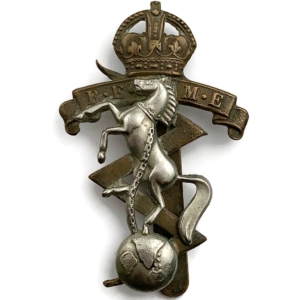 WW2 Royal Electrical & Mechanical Engineers REME Cap Badge