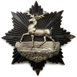 VICTORIAN Hertfordshire Rifle Volunteers Regiment Helmet Plate Badge