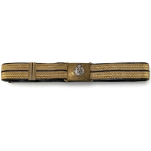 WW1 Army Service Corps OFFICERS Uniform Full Dress Belt & Buckle