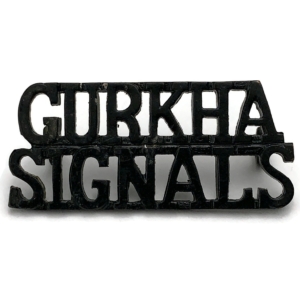Gurkha Signals Regiment Corps Shoulder Title