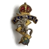 Royal Electrical & Mechanical Engineers REME Small Sweetheart Brooch