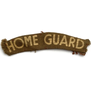 WW2 Home Guard Unit PRINTED Cloth Shoulder Title Badge Flash