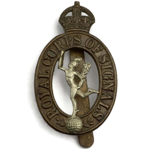 WW2 Royal Corps of Signals RCOS Cap Badge
