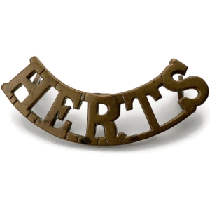 WW1 Hertfordshire Regiment Shoulder Title