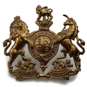 VICTORIAN General Service Corps / Regiment Cap Badge - Queen Victoria Crown
