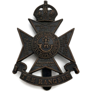 12th London Battalion, The Rangers KRRC Kings Royal Rifle Corps Regiment Cap Badge