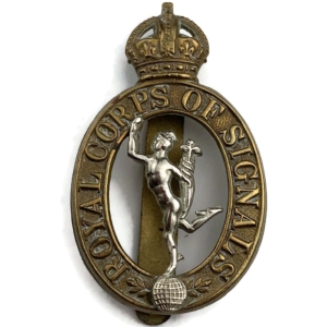 WW2 Royal Corps of Signals RCOS Cap Badge