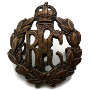 WW1 Royal Flying Corps RFC Officers BRONZE Collar Badge