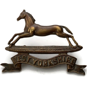 West Yorkshire Regiment OFFICERS Bronze Collar Badge