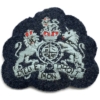 Royal Air Force RAF Warrant Officer Cloth Insignia Rank Arm / Sleeve Badge Flash - Queens Crown
