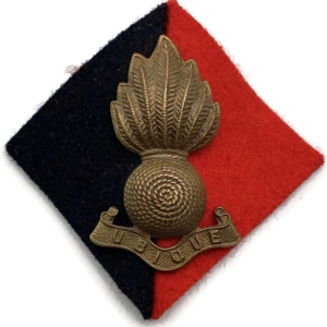 WW2 Royal Artillery Regiment General Service Beret Cap Badge