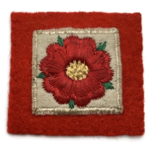 WW2 42nd Lancashire Division Cloth Formation Sign Patch Badge