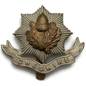 WW1 Cheshire Regiment Cap Badge - FIRST PATTERN