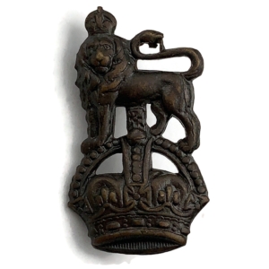 Queens Own Royal West Kent RWK Regiment OFFICERS Bronze Collar Badge