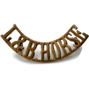 Lothians and Border Horse Yeomanry Lothian Regiment Shoulder Title