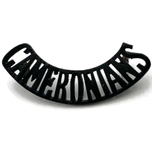 The Cameronians (Scottish Rifles) Regiment Shoulder Title