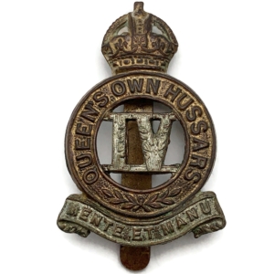 4th Queens Own Hussars Regiment Queen's Cap Badge