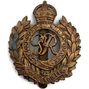 WW2 Royal Engineers Corps (George VI) Cap Badge